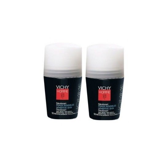 Vichy Homme Deodorant Anti-Transpirant Bead 48H 2 X 50 Ml
