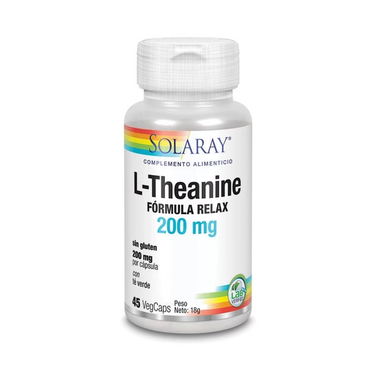 Solaray L-theanine 200mg 45Kapseln