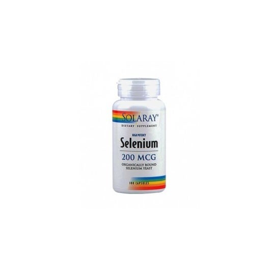 Solaray Selenio 200mcg sin levaduras 90 caps