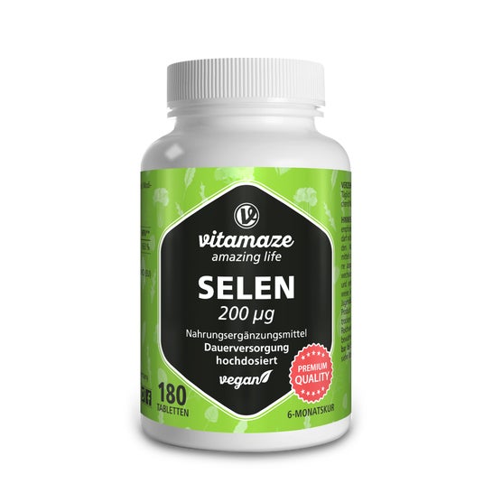 Vitamaze Selenio 200µg Vegano 180comp