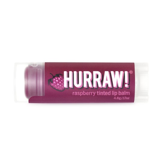 Hurraw! Raspberry Tinted Lip Balm 4,8g