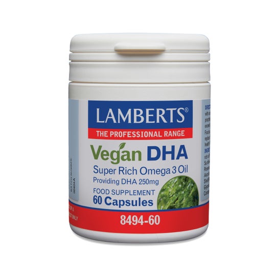 Lamberts DHA vegano 60 cápsulas de 250mg