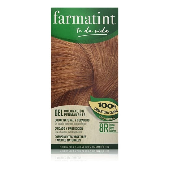 Farmatint 8R lichtblond koper 135ml