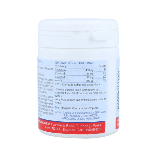 Lamberts Selênio 200μg + Vitaminas A + c + e 100 comp