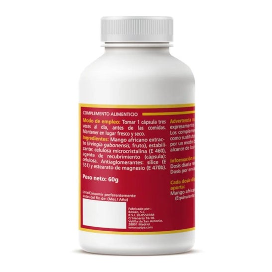 Sotya Mango Africano 650mg 120 capsule Sotya Mango Africano 650mg 120 capsule