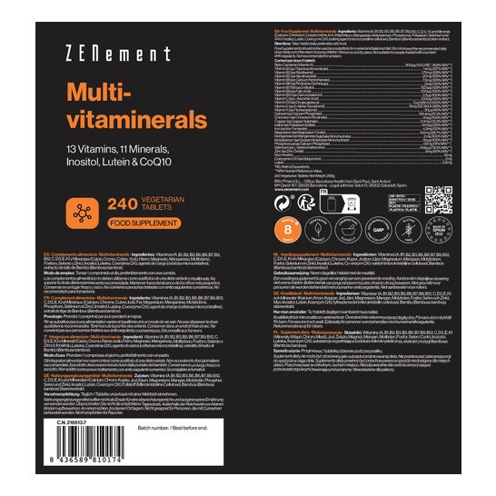 Zenement Multivitaminerals 240 comp
