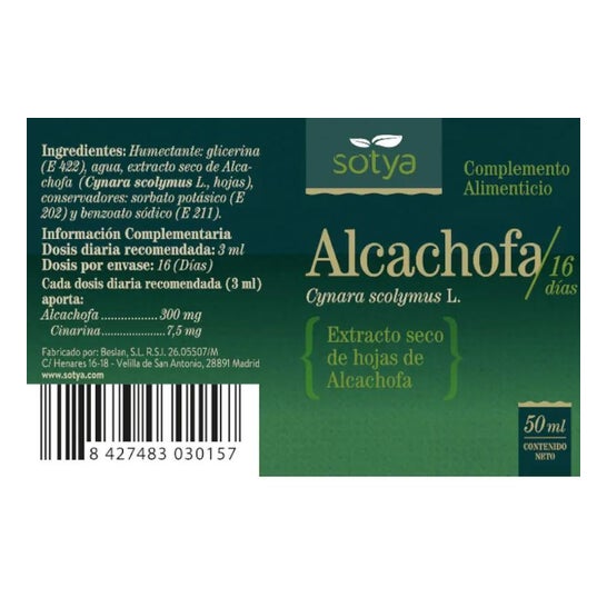 Sotya Alcachofa 60ml Sotya Alcachofa 60ml