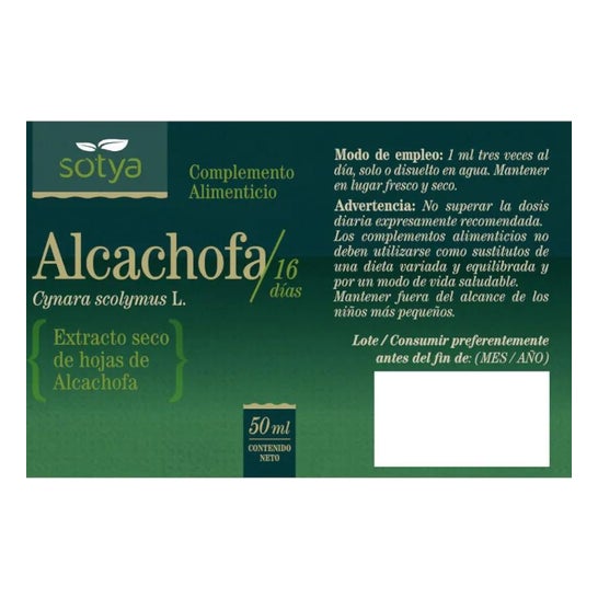 Sotya Alcachofa 60ml Sotya Alcachofa 60ml