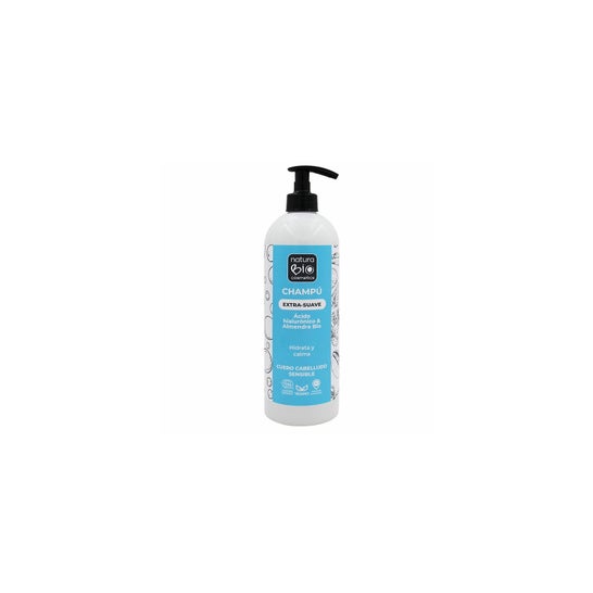 NaturaBIO Cosmetics Shampoo Extra Delicato Acido Ialuronico Mandorle 740 ml