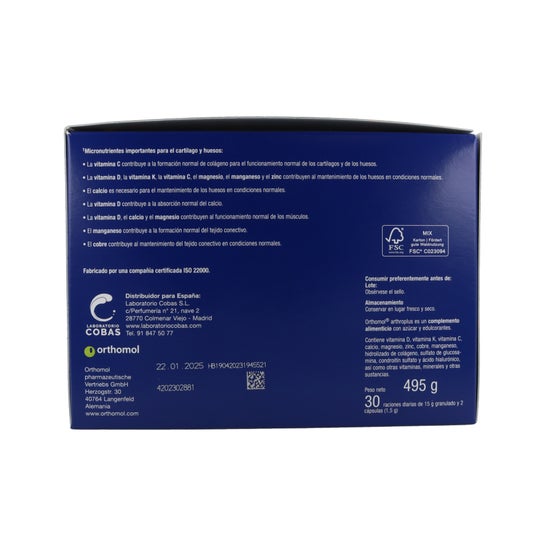 Orthomol ArthroPlus 30 Sobres + caps