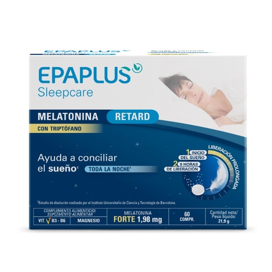Epaplus Sleepcare Melatonina Retard con Triptófano 60comp