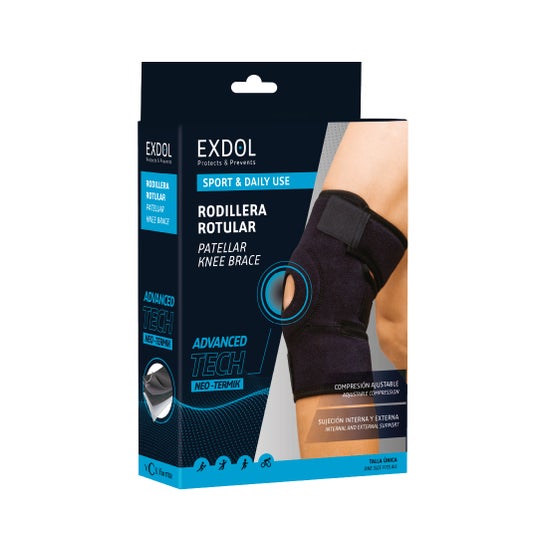 Exdol Ginocchiera Neoprene Colore Nero 1 pz