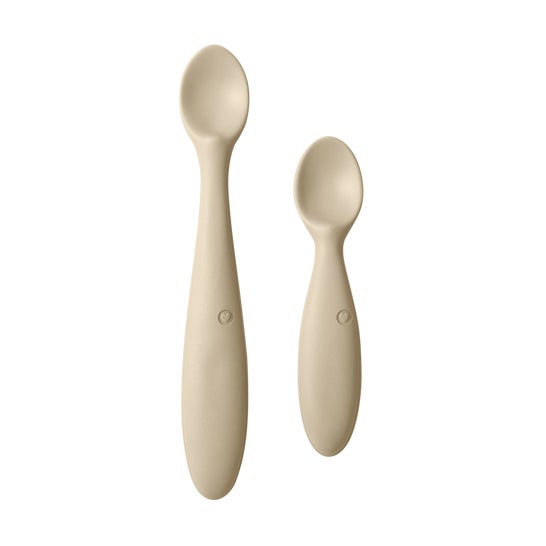 Bibs Set Spoon For Baby & Parent Vanilla