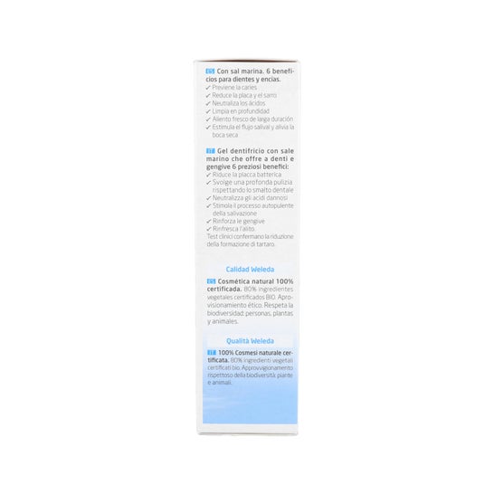 Weleda Pasta Dentífrica Salina Sabor Menta Salada 75ml