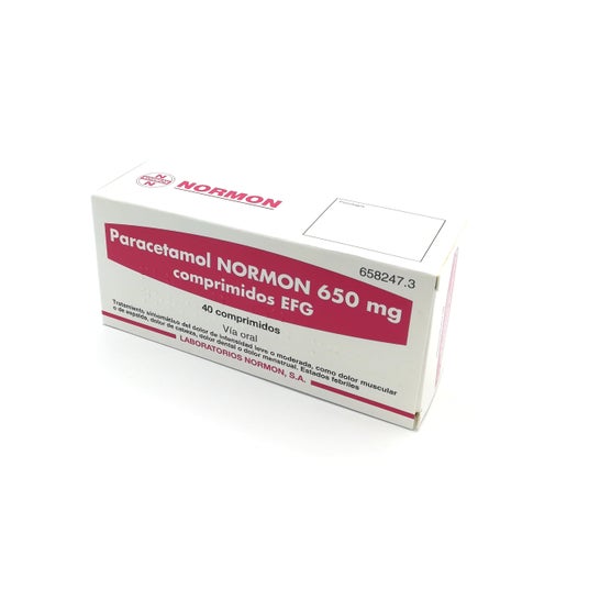 Normon Paracetamol 650mg 40comp