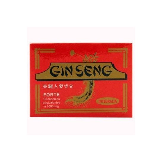Integralia Ginseng Rojo Coreano 500Mg 10 cápsulas