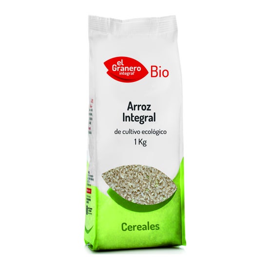 Granero Alimentacion Riso integrale a grani Bio 1 Kg