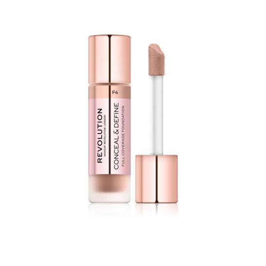 Make Up Revolution Conceal & Define Full Foundation F4 23ml