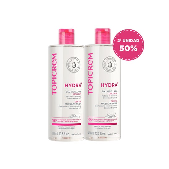 Topicrem Agua Micelar Suave 2x400ml