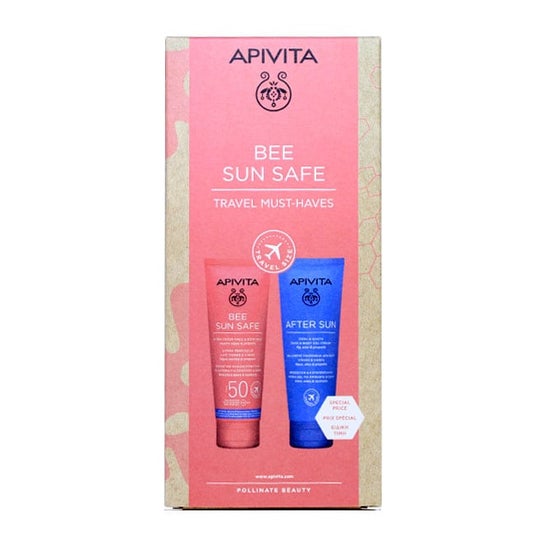 Apivita Bee Sun Safe Pack Viaje Hydra Fresh SPF50+ + After Sun