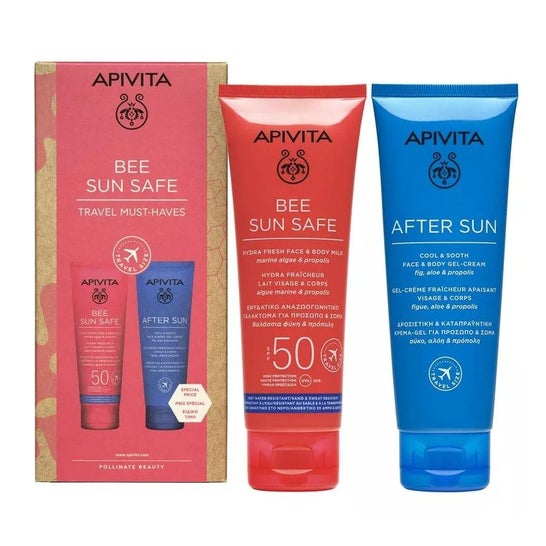 Apivita Bee Sun Safe Travel Pack Hydra Fresh Spf 50+ + After Sun