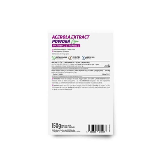 HSN Extracto de Acerola 15:1 en Polvo 150 g