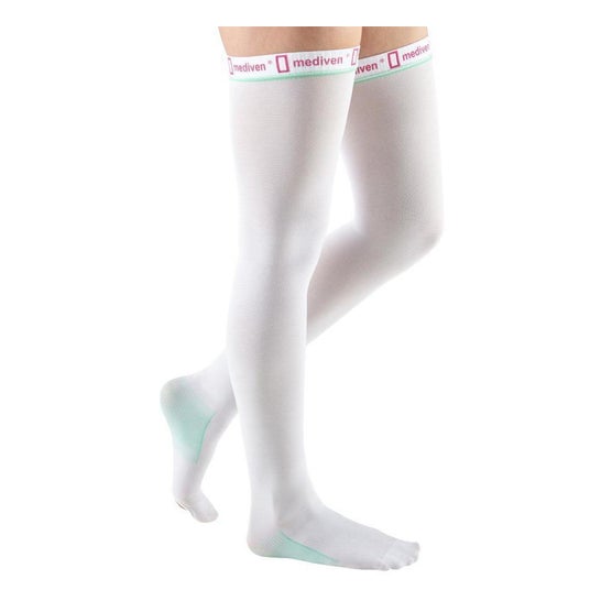 Medi Thrombexin 18 Long Socks White TXL 1 Pair