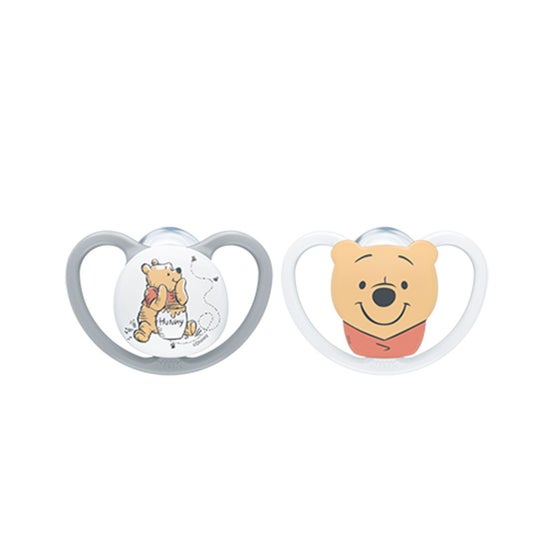Nuk Winnie The Pooh Space Chupete 18-36m 2uds