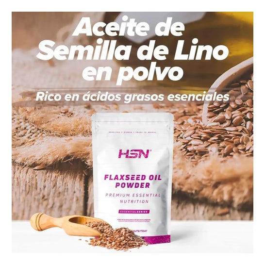 HSN Aceite de Semilla de Lino en Polvo 500 g