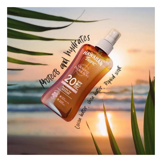 Óleo de Spray Seco Tropico Havaiano Spf20 Medium 200ml Vapo Óleo de Spray Seco Tropico Havaiano Spf20 Medium 200ml Vapo