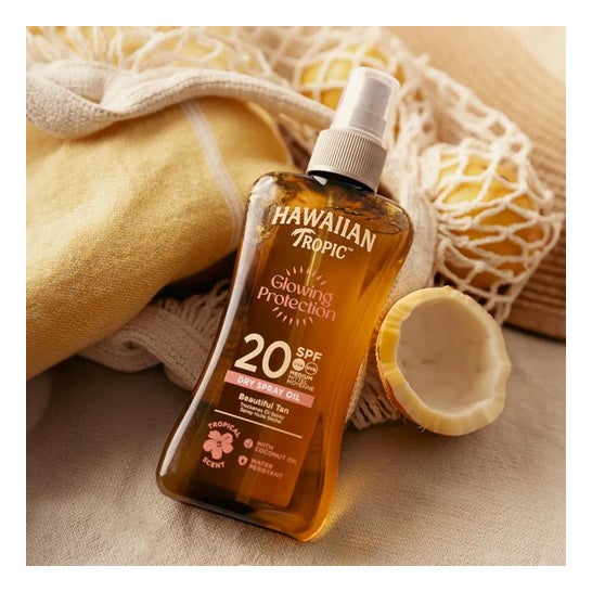 Óleo de Spray Seco Tropico Havaiano Spf20 Medium 200ml Vapo Óleo de Spray Seco Tropico Havaiano Spf20 Medium 200ml Vapo