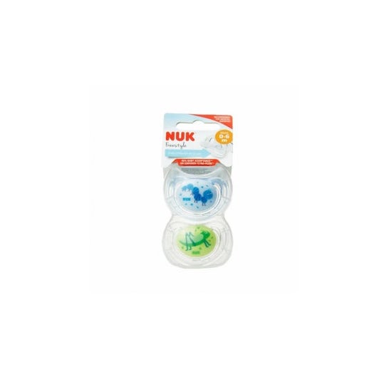 NUK CHUPETE SILICONA NIGHT/DAY T3 18-36 2UD