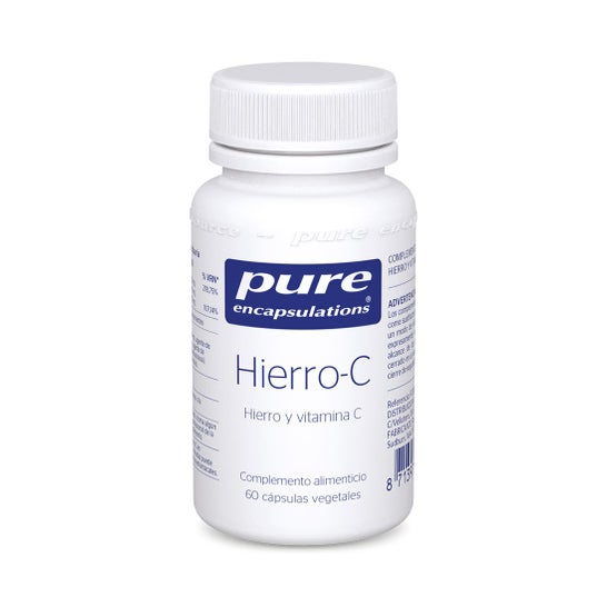 Pure Encapsulations Hierro-C  60 Capsulas