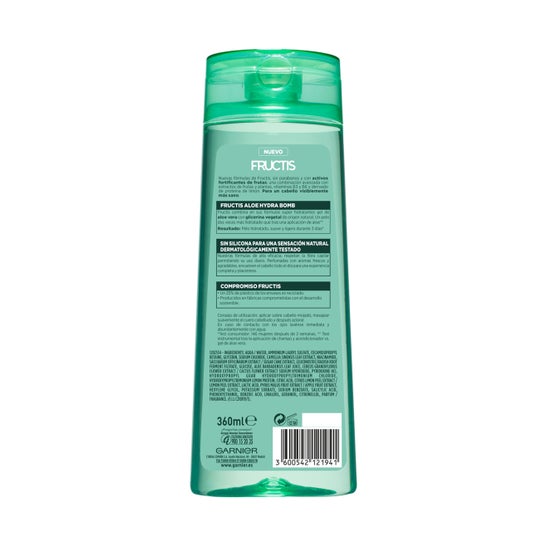 Garnier Fructis Aloe Hydra Bomb Chapú Fortificante 360ml