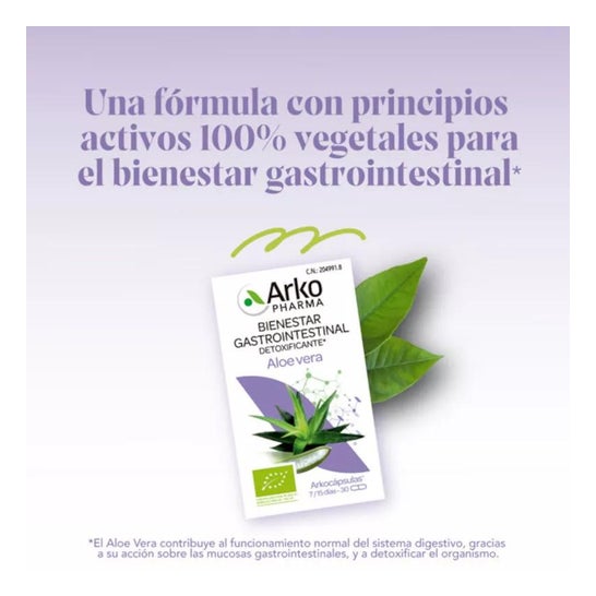 Arkopharma Arkocápsulas Aloe Vera BIO 30caps Arkopharma Arkocápsulas Aloe Vera BIO 30caps