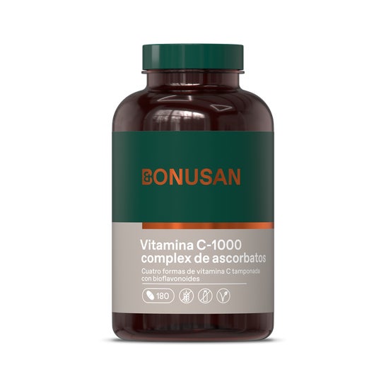 Bonusan Vitamina C 1000 Complejo de Ascorbatos 180comp