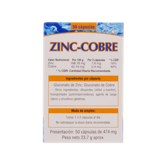 Neo Zinc-cobre 50 caps