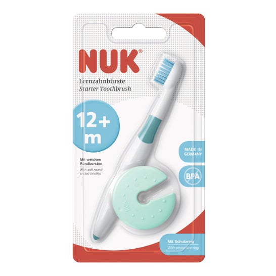 Nuk Cepillo Dental Educativo 12-36M Verde 1ud
