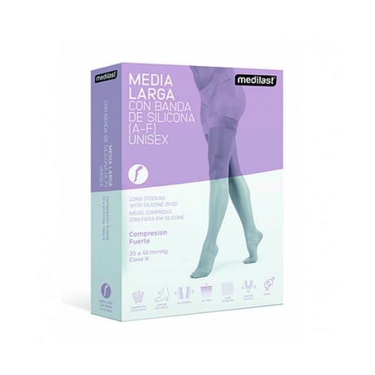 Medilast Media 602 con Puntera Beige Med 1 Par