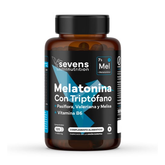 Sevens Nutrition Melatonina con Triptófano 120comp