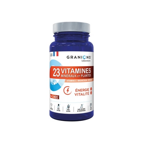 Granions 23 Vitamines Minéraux et Plantes Énergie Vitalité 90comp