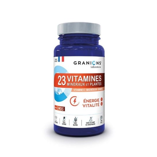 Granions 23 Vitamines Minéraux et Plantes Énergie Vitalité 90comp