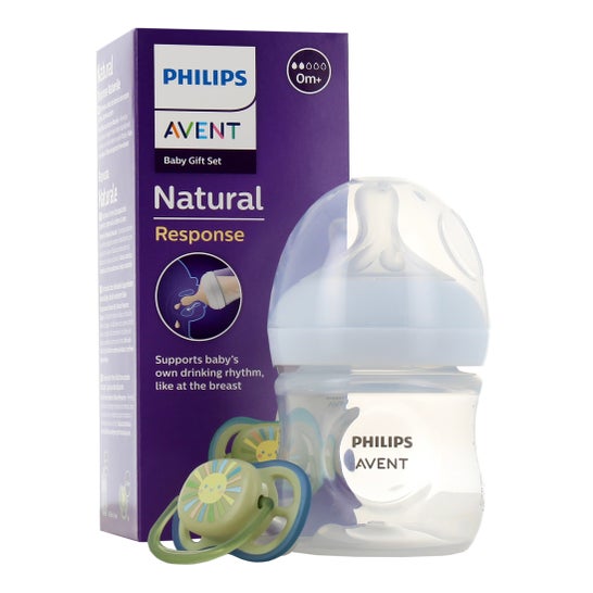 Philips Avent Natural Response Pacco Biberon 125ml + Ciuccio Ultra Air +0M