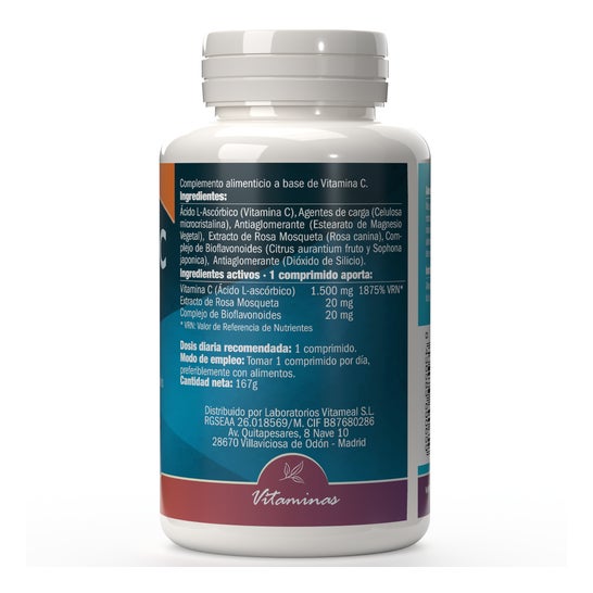 NaturBite Vitamina C 1500 mg Liberación Sostenida 90 comp
