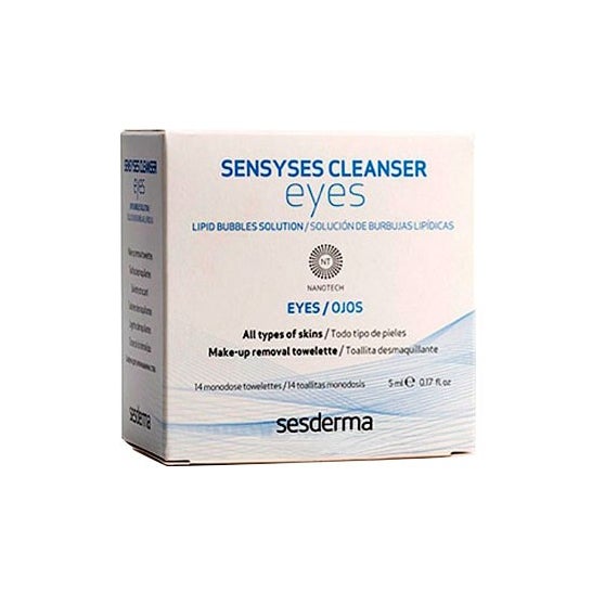Sesderma Sensyses Cleanse eye make-up remover wipe 20 pcs