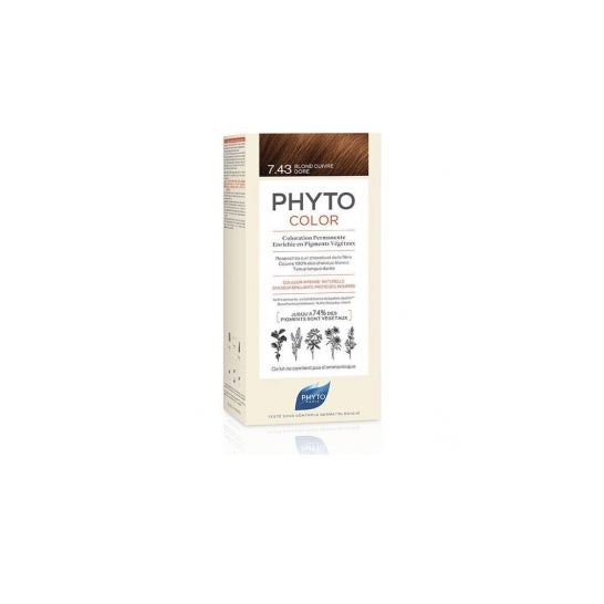 Phytocolor Rubio Dorado Cobrizo 7.43