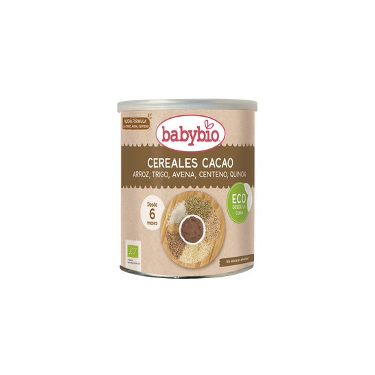 Babybio  Preparado Ecológico De Cereales Con Cacao 220 G BabyBio,