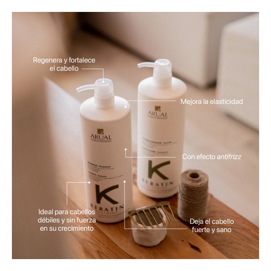 Arual Keratin &amp; Elastin Shampoo 1000ml