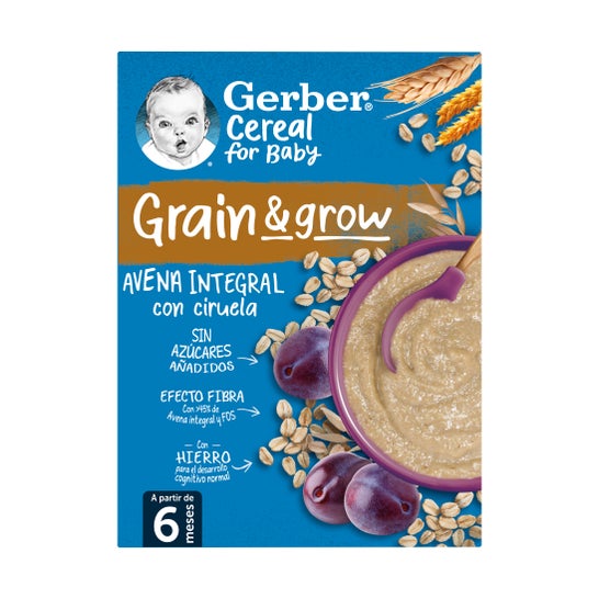 Gerber Wholemeal Oatmeal with Plum 250g