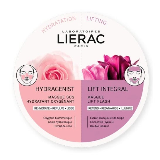 Lierac Mascarilla Hydragenist & Lift Integral 2 x 6 ml